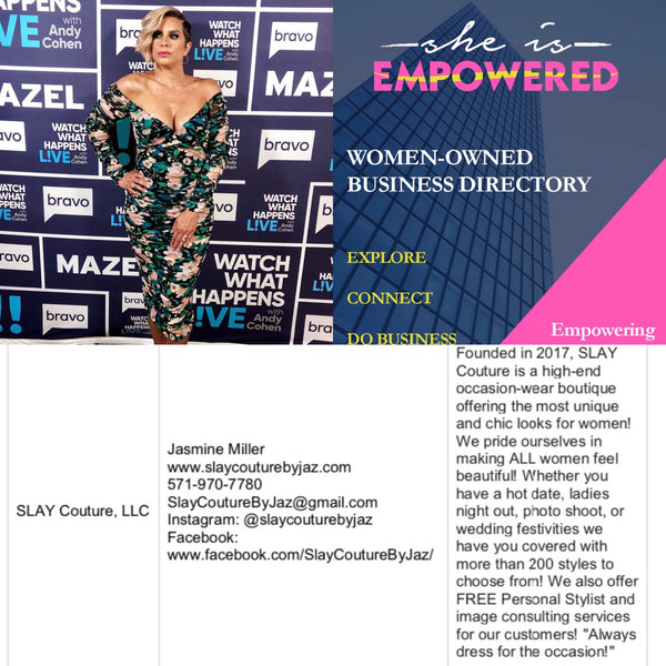 Featured in Housewives of Potomac's Robyn Dixon's She. is. Empowered. Women's Business Directory!