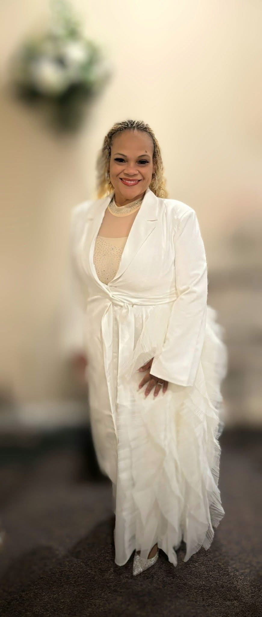 Ruffled Blazer Dress - Plus Size Available for Pre-Order