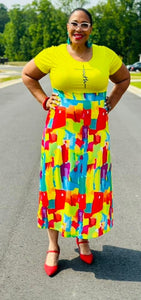 Faith It Maxi Dress - Plus Size