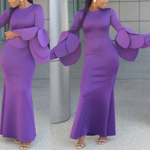 Regal Beauty Sleeve Dress
