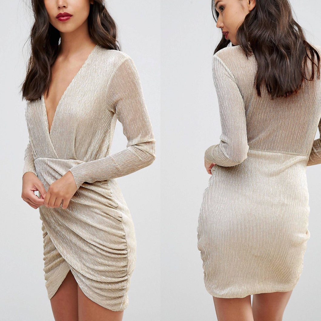 Cassanova Mini Wrap Dress
