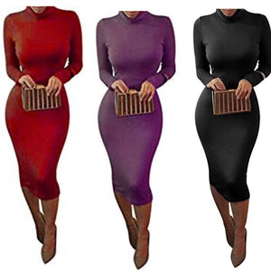Im What You Want Turtleneck Bodycon Dress