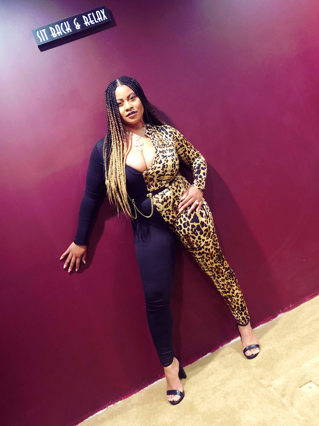 Two-Tone Jaguar Jumpsuit