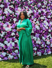 Load image into Gallery viewer, Queen Emerald Goddess Kimono Maxi