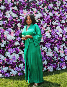 Queen Emerald Goddess Kimono Maxi