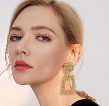 Load image into Gallery viewer, Cleopatra Gold Plated Earrings