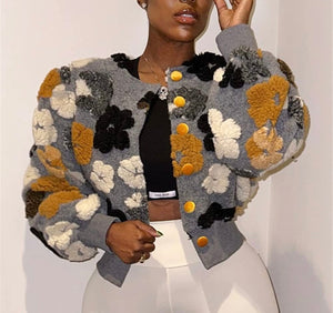 Boutique Floral Bomber