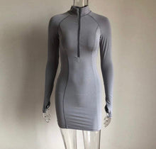 Load image into Gallery viewer, Athleisure Thumb Hole Bodycon