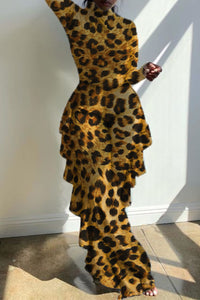 Cheetah Jumpsuit (Plus Size Available)