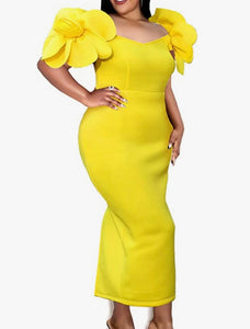 Daffodil Floral Dress - Plus Size Available