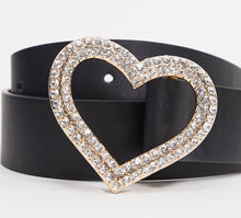 Load image into Gallery viewer, Heart Buckled Belt
