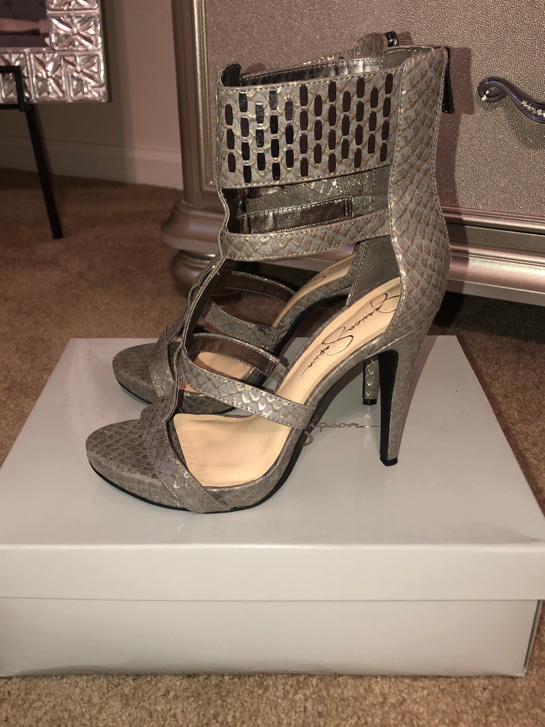 Jessica Simpson Caged Sandals - US 8.5