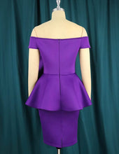 Load image into Gallery viewer, Royalty Peplum Midi - Plus Size Available
