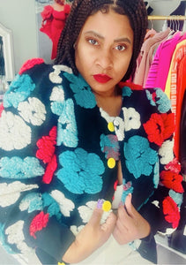 Boutique Floral Bomber