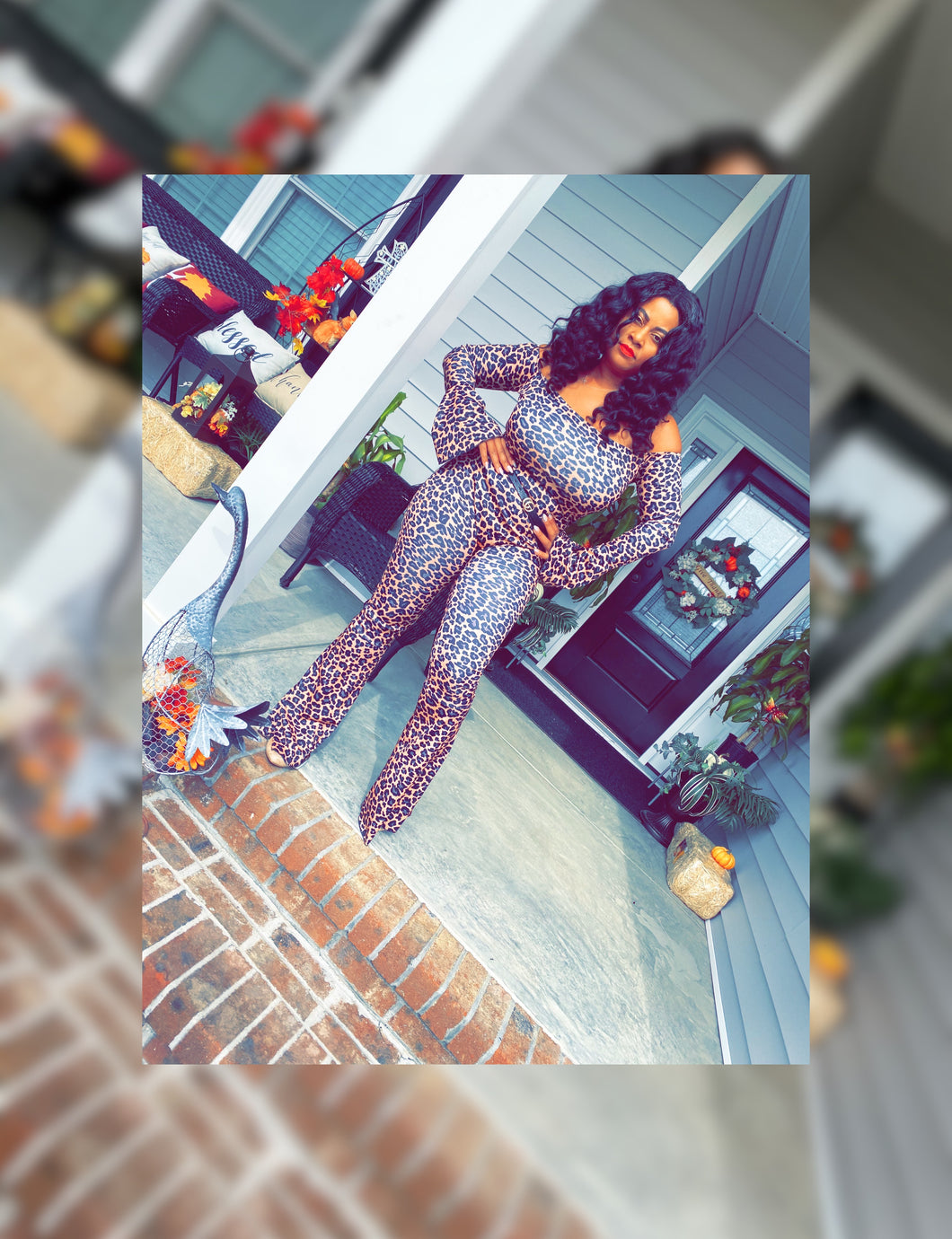 Jaguar Jumpsuit (Plus Size Available)