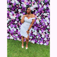 Load image into Gallery viewer, Pretty Poker Face Queen Off-the-Shoulder Lace Dress (Plus Size Available)