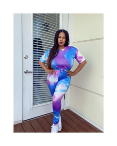 Tye Dye Matching Sets - Short Sleeve (Plus Size Available)