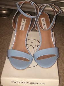 Steve Madden Sky Blue Sandals - US 9.0