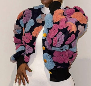 Boutique Floral Bomber