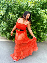 Load image into Gallery viewer, Juliette Sheer Maxi Dress