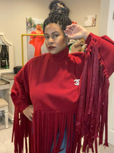 Load image into Gallery viewer, Fringed Sweater - Plus Size Available