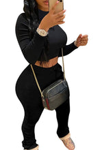 Load image into Gallery viewer, Turtleneck Ruching Matching Pant Set (Plus Size Available)