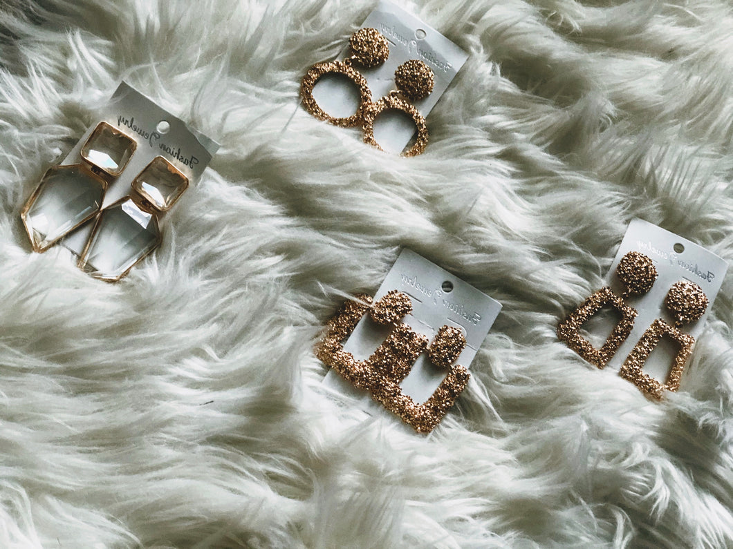 Cleopatra Gold Plated Earrings