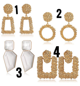 Cleopatra Gold Plated Earrings