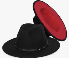 Load image into Gallery viewer, Red Bottom Fedora