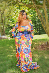 She is Courageous Maxi Dress (Plus Size Available)