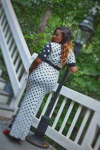She is Creative Polka Dot Maxi (Plus Size Available)