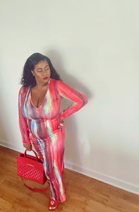 Funkadelic Deep V-Maxi (Plus Size Available)