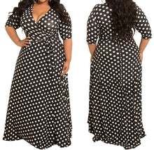 Load image into Gallery viewer, Polka Dot Maxi (Plus Size Only)