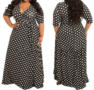 Polka Dot Maxi (Plus Size Only)