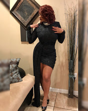 Load image into Gallery viewer, New Year New Me Glitter Mini Dress