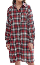 Load image into Gallery viewer, Boyfriend Plaid Button-Down (Plus Size Available)