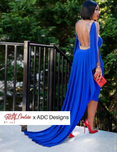 Load image into Gallery viewer, SLAY x ADC Kenyan Goddess Cape Dress