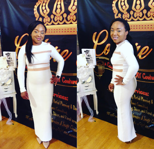 Meet Me at the Altar Bandage Maxi Dress