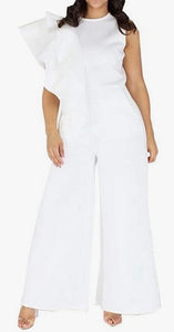 Ruffled Jumpsuit (Plus Size Only)