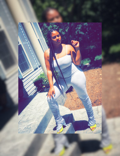 Athleisure Ruching Bottom Jumpsuit - Plus Size Available (Pre-Order)