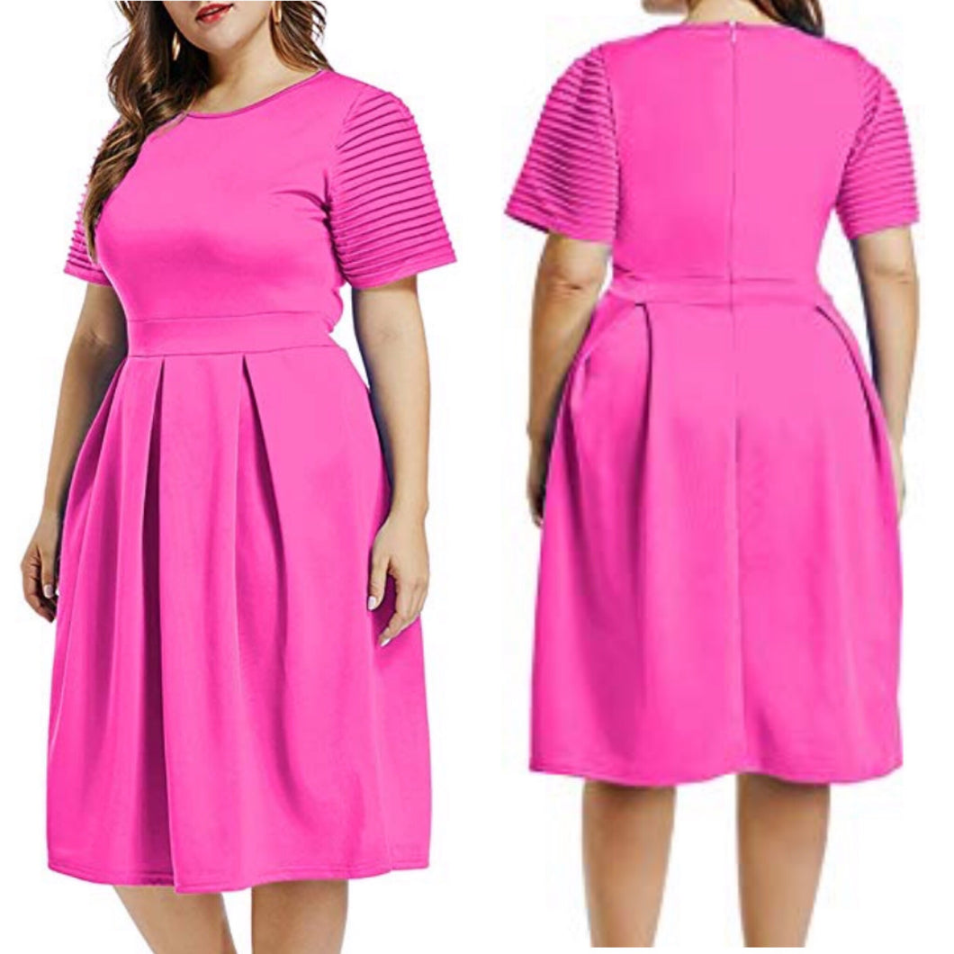 He is Risen Fit and Flare Dress (Plus Size)