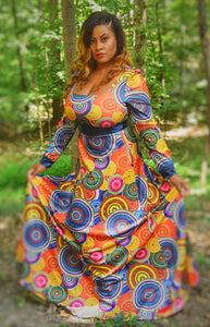 She is Courageous Maxi Dress (Plus Size Available)