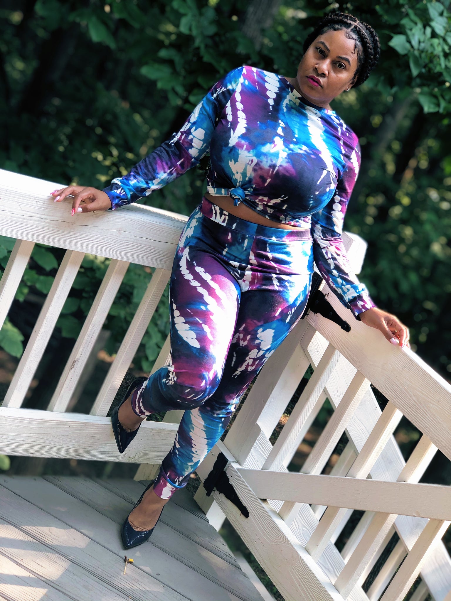 Tye Dye Athleisure Pant Set (Plus Size Available) – SLAY Couture