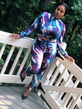 Load image into Gallery viewer, Tye Dye Athleisure Pant Set (Plus Size Available)