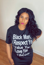Load image into Gallery viewer, Dear Black Man T-Shirt Dress - Pre-Order (Plus Size Available)