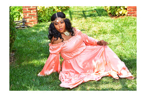 Texas Hold 'Em Queen Satin Maxi