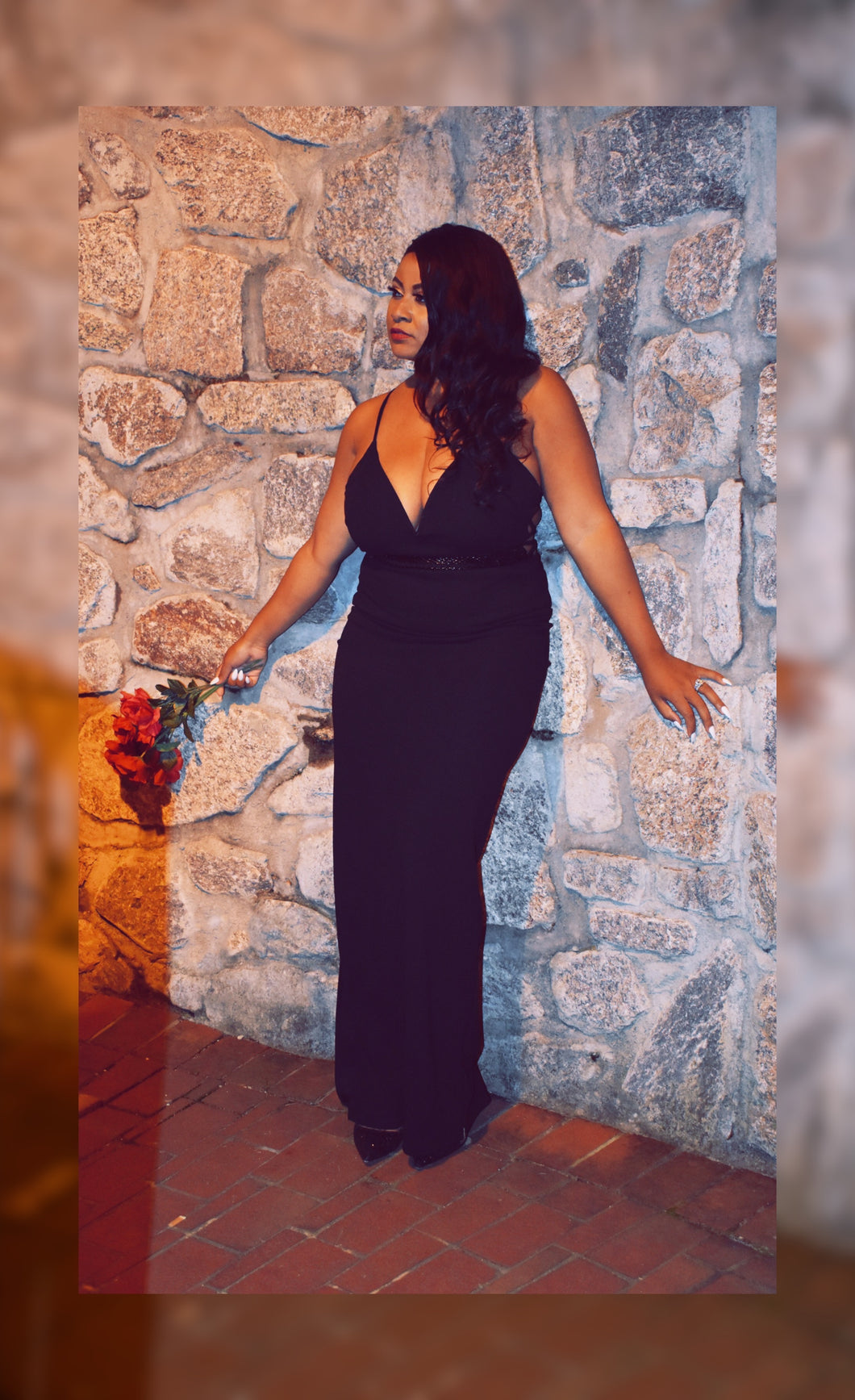 Mi Amour Black Gown