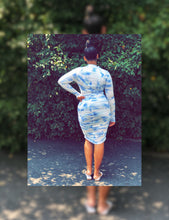 Load image into Gallery viewer, Cloudy Tye Dye Ruching Dress (Plus Size Available)