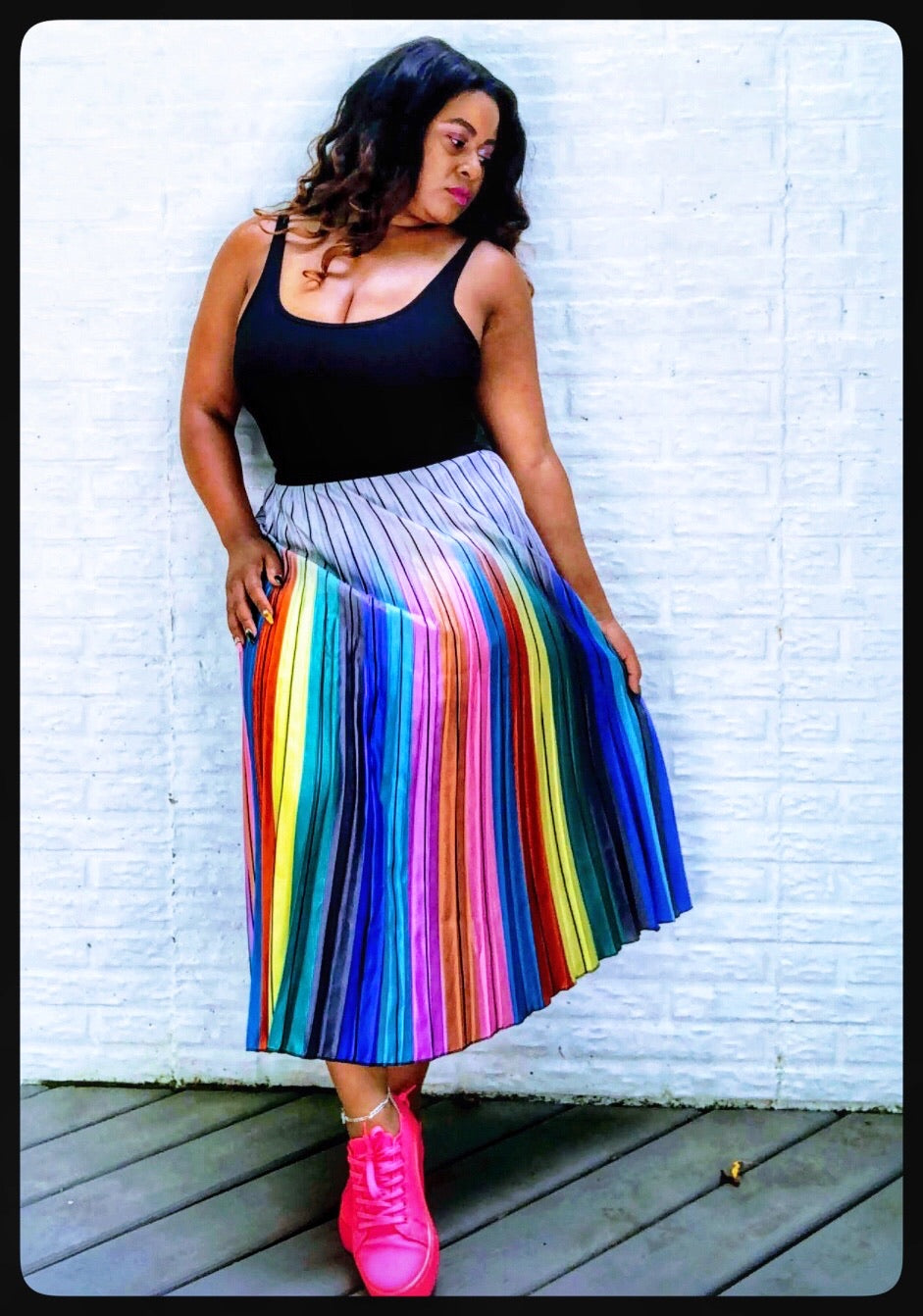 Playful Pleated Skirt