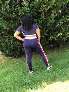 Athleisure 2pc Track Set - Plus Size Available